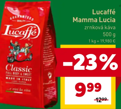 Lucaffé Mamma Lucia zrnková káva