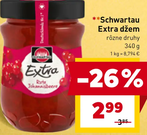 Schwartau Extra džem