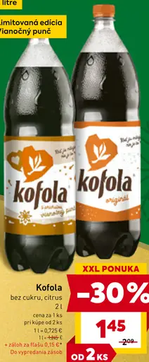 Kofola bez cukru, citrus