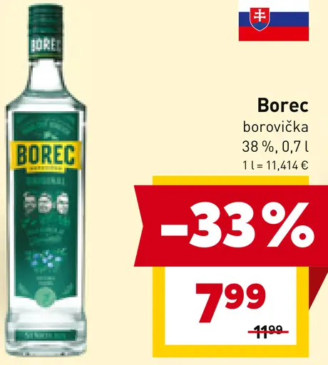 Borec borovička