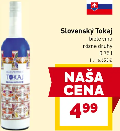 Slovenský Tokaj biele víno