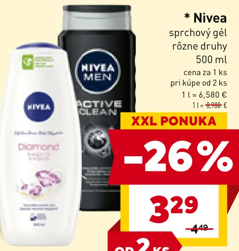 Nivea sprchový gél