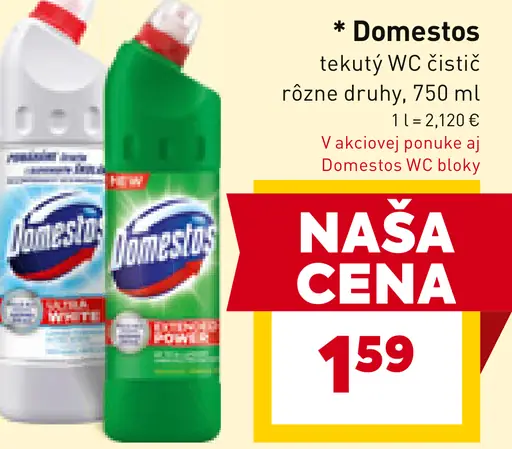 Domestos WC čistič