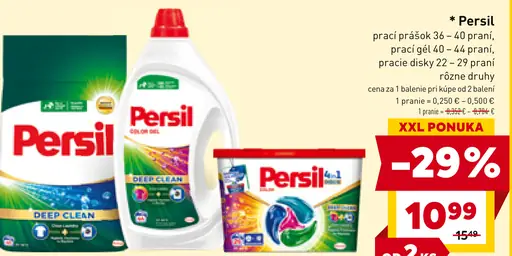 Persil prací prášok prací gél pracie disky