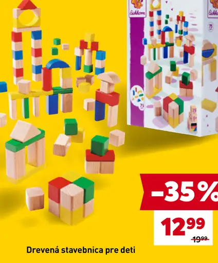 Salamandra Drevená stavebnica pre deti