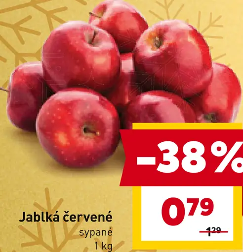 Červené jablká