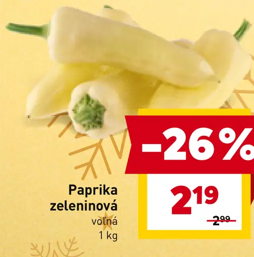 Paprika zeleninová