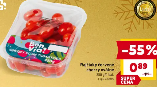 Bon Via Rajčiaky cherry oválne