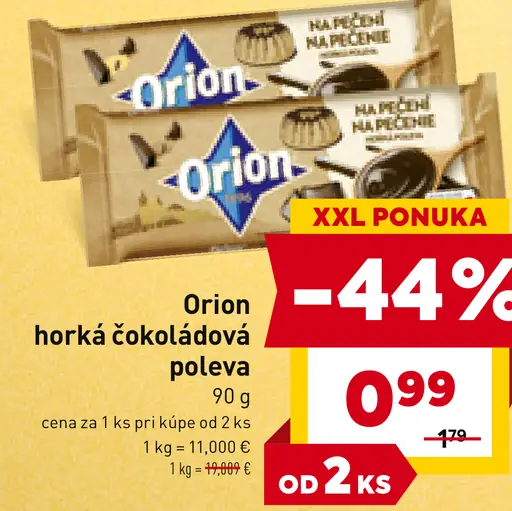 Orion čokoládová poleva horká