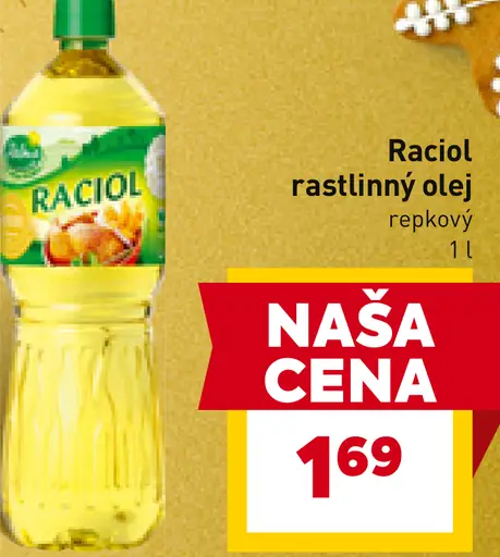 Raciol rastlinný olej