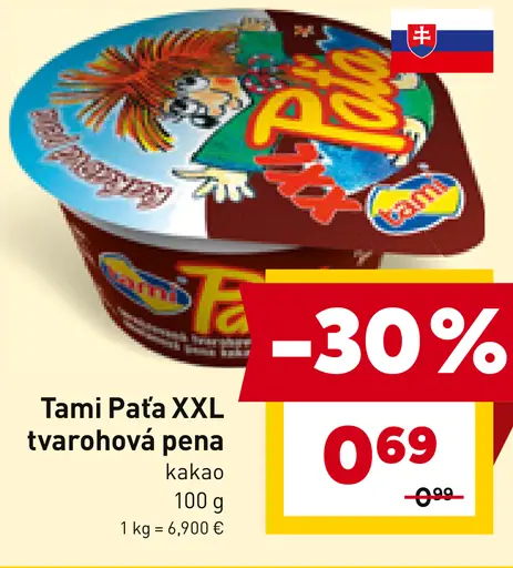 Tami Paťa tvarohová pena XXL