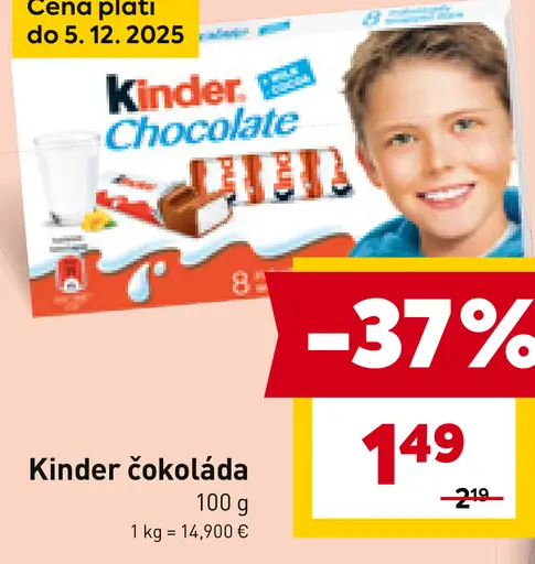 Kinder čokoláda