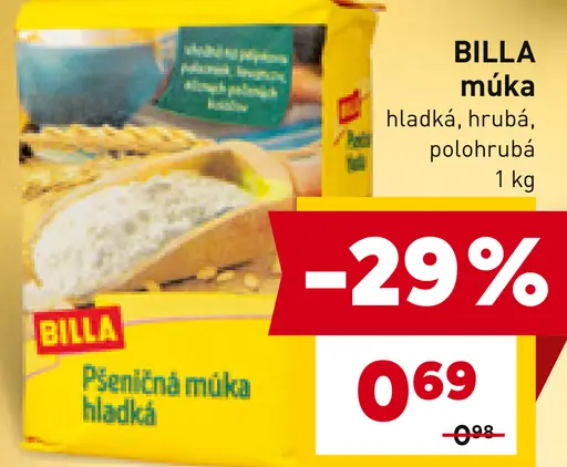 BILLA pšeničná múka hladká