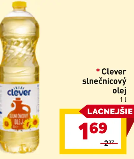 Clever slnečnicový olej