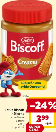 Lotus Biscoff nátierka