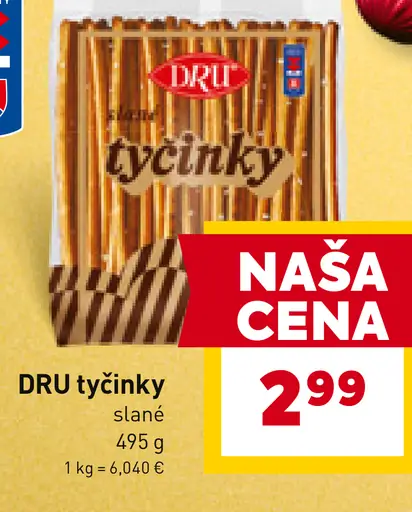 DRU tyčinky slané