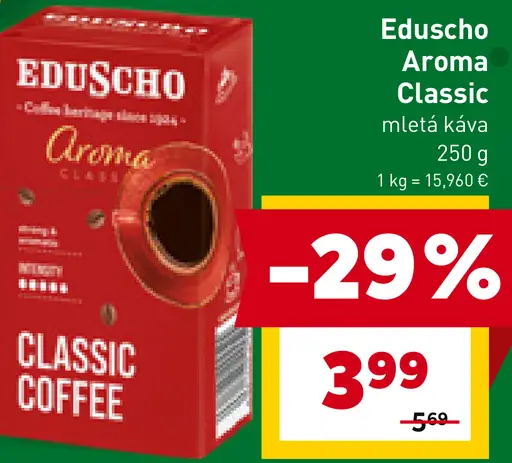 Eduscho Aroma Classic pražená mletá káva