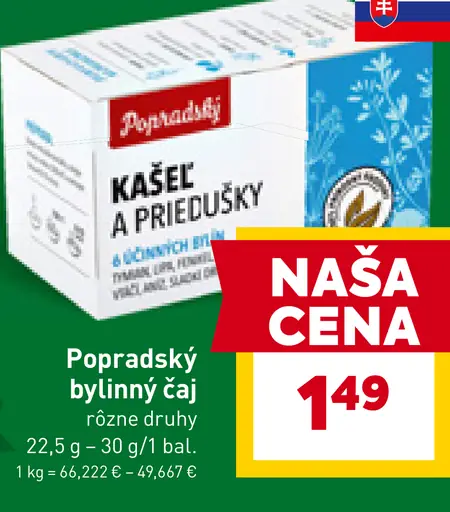 Popradský bylinkový čaj