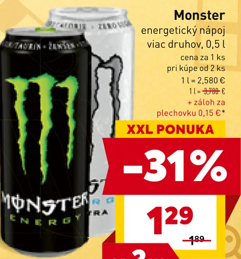 Monster plechovka