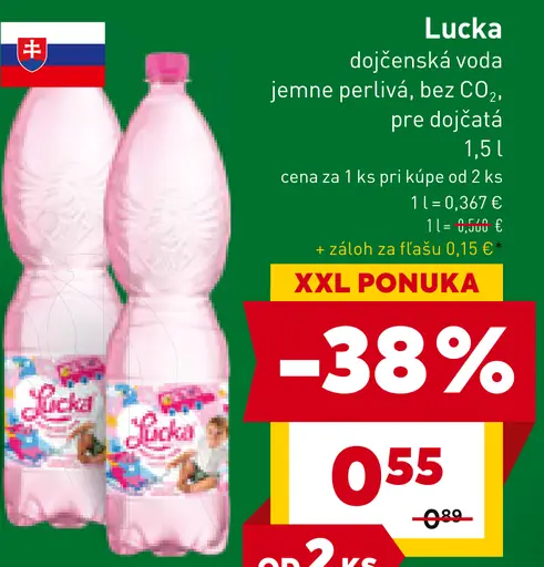Lucka dojčenská voda
