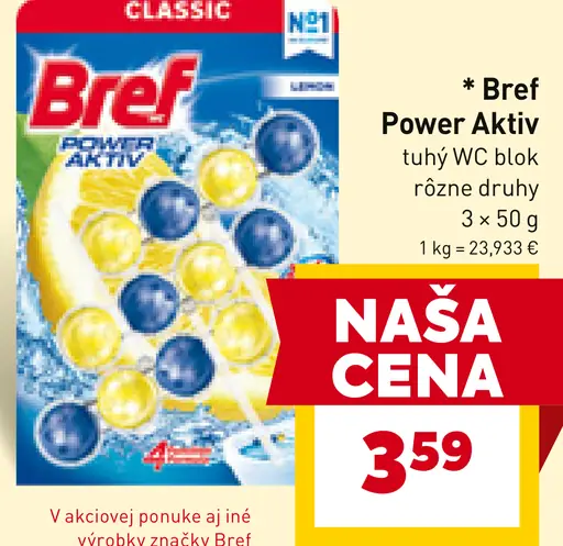 Bref Power Aktiv tuhé WC bloky