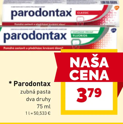Parodontax zubná pasta
