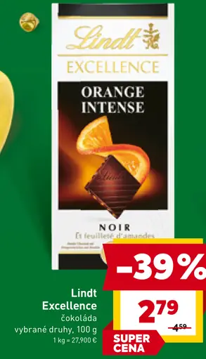 Lindt Excellence čokoláda