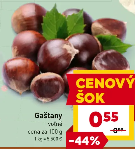 Gaštany voľné