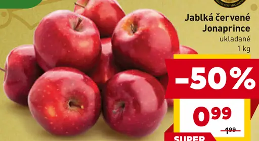 Jablká červené Jonaprince