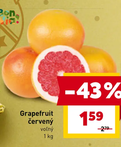 Grapefruit červený