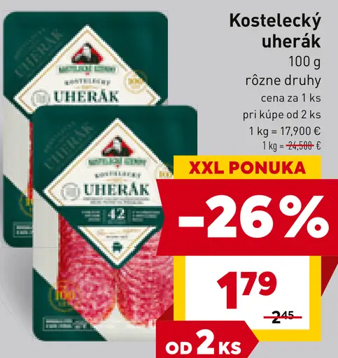 Kostelecké uherské rôzne druhy