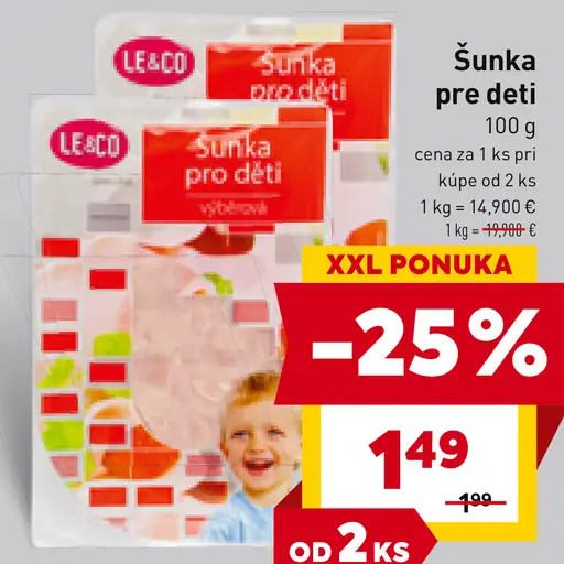 Le&Co Šunka pre deti