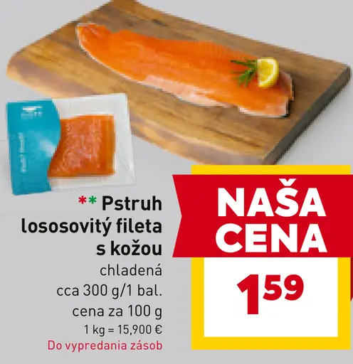 Losos fileta s kožou