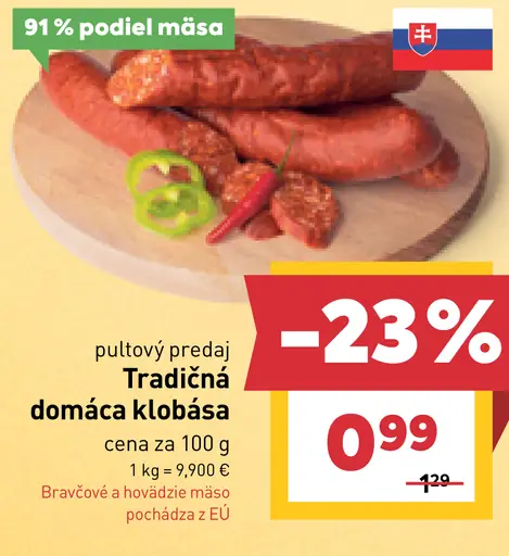 Tradičná domáca klobása