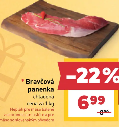 Bravčová panenka chladená