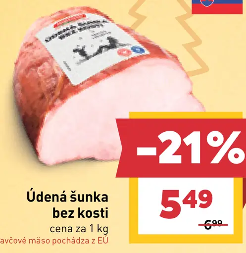 Údená šunka bez kosti