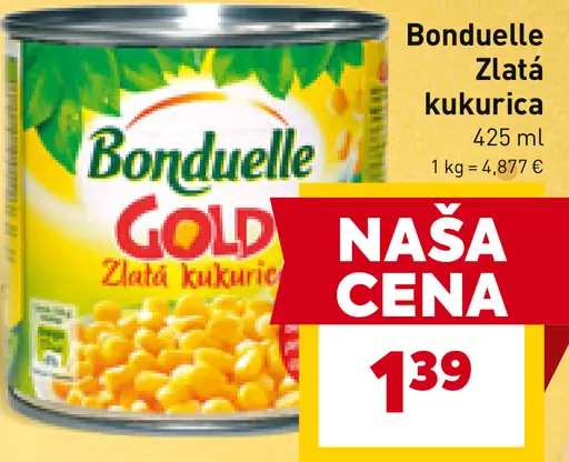 Bonduelle Gold Zlatá kukurica
