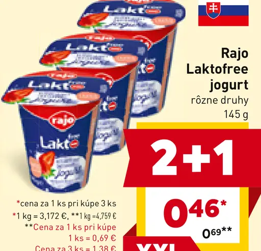 Rajo Smotanový jogurt laktofree