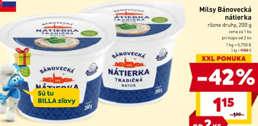 Milsy Bánovecká nátierka