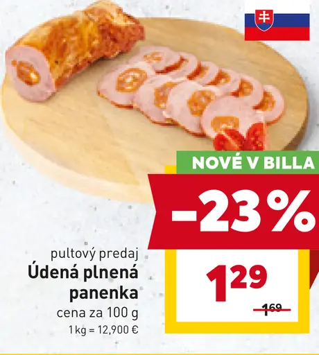 Údená plnená panenka