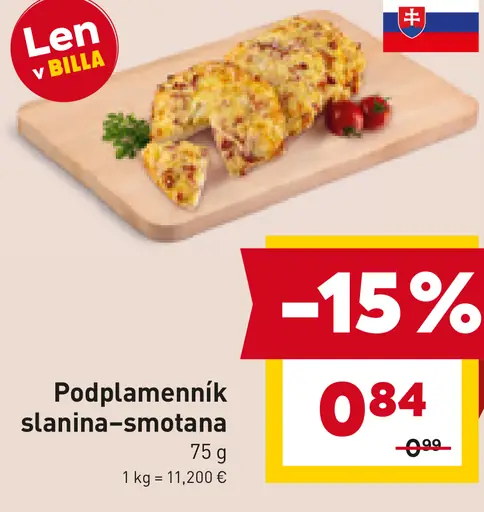 Podplamenník slanina-smotana