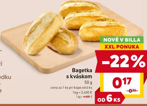 Bagetka s kváskom