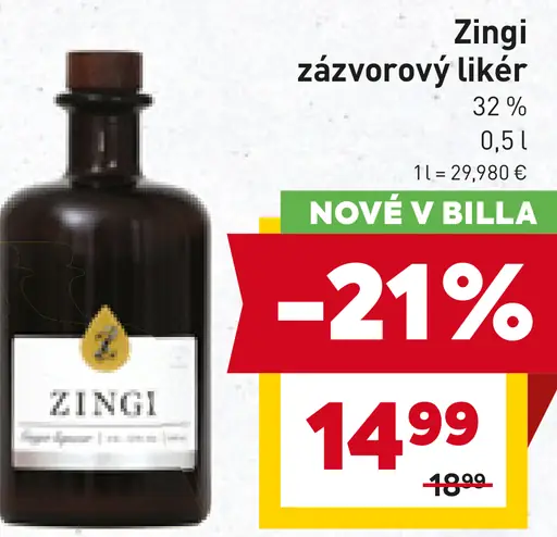 Zingi zázvorový likér