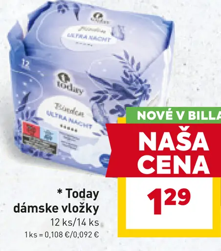 Today dámske vložky