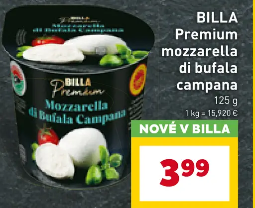 BILLA Premium mozzarella di bufala campana