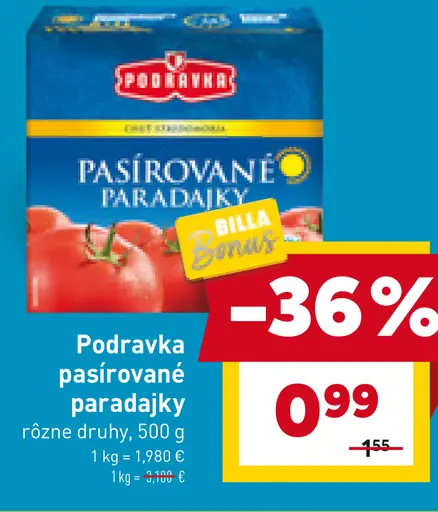 Podravka Pasírované paradajky