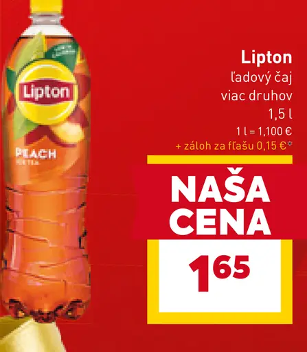 Lipton Ice Tea ľadový čaj s príchuťou broskyne