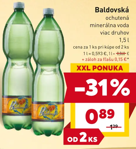 Baldovská ochutená minerálna voda