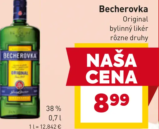Becherovka Original bylinný likér