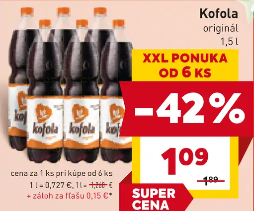 Kofola originál plechovka